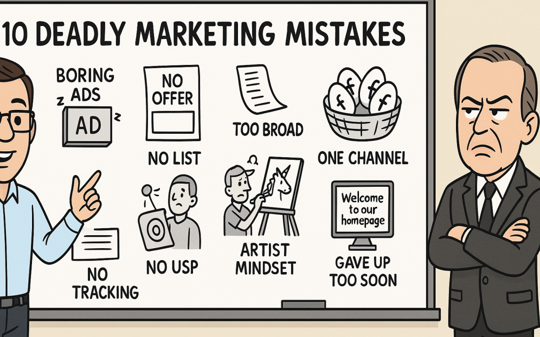 The 10 Most Dangerous Marketing Mistakes (According to Dan Kennedy) That Are Still Killing Businesses Today